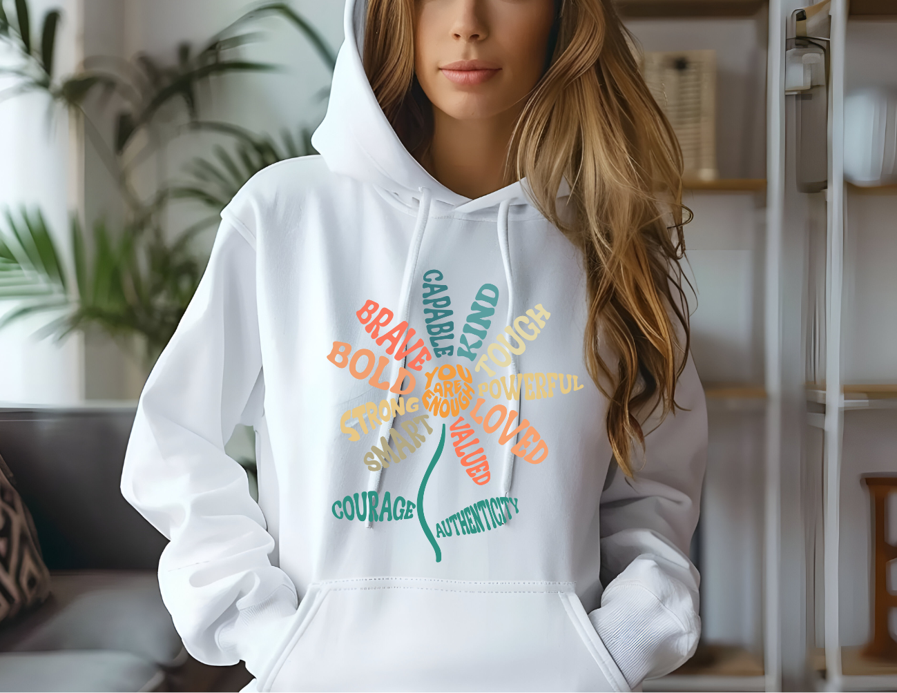 Bloom with Positivity Hoodie