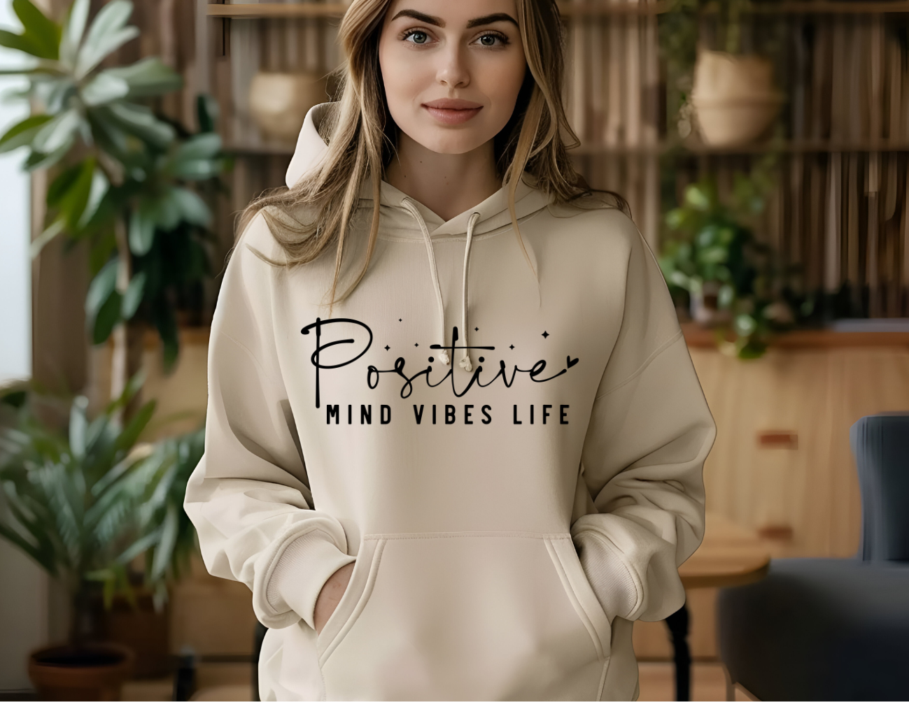 Positive Mind Vibes Life Hoodie