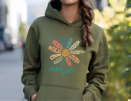 Bloom with Positivity Hoodie