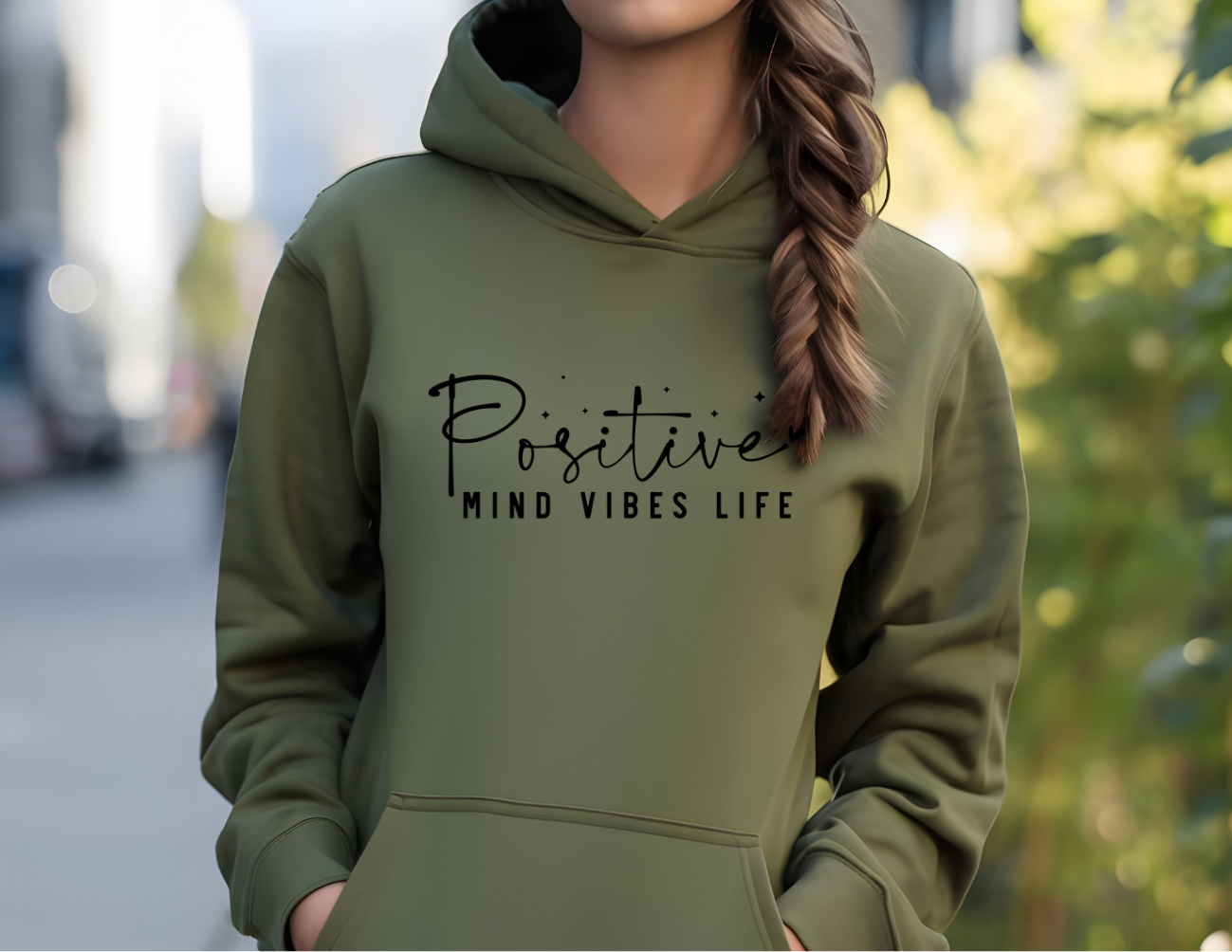 Positive Mind Vibes Life Hoodie