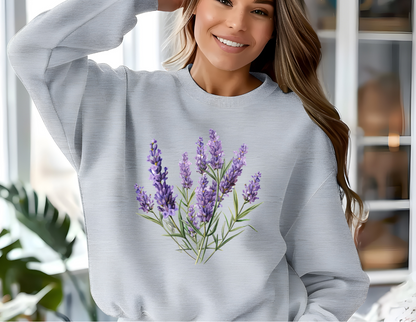 Lavender Crew Sweater