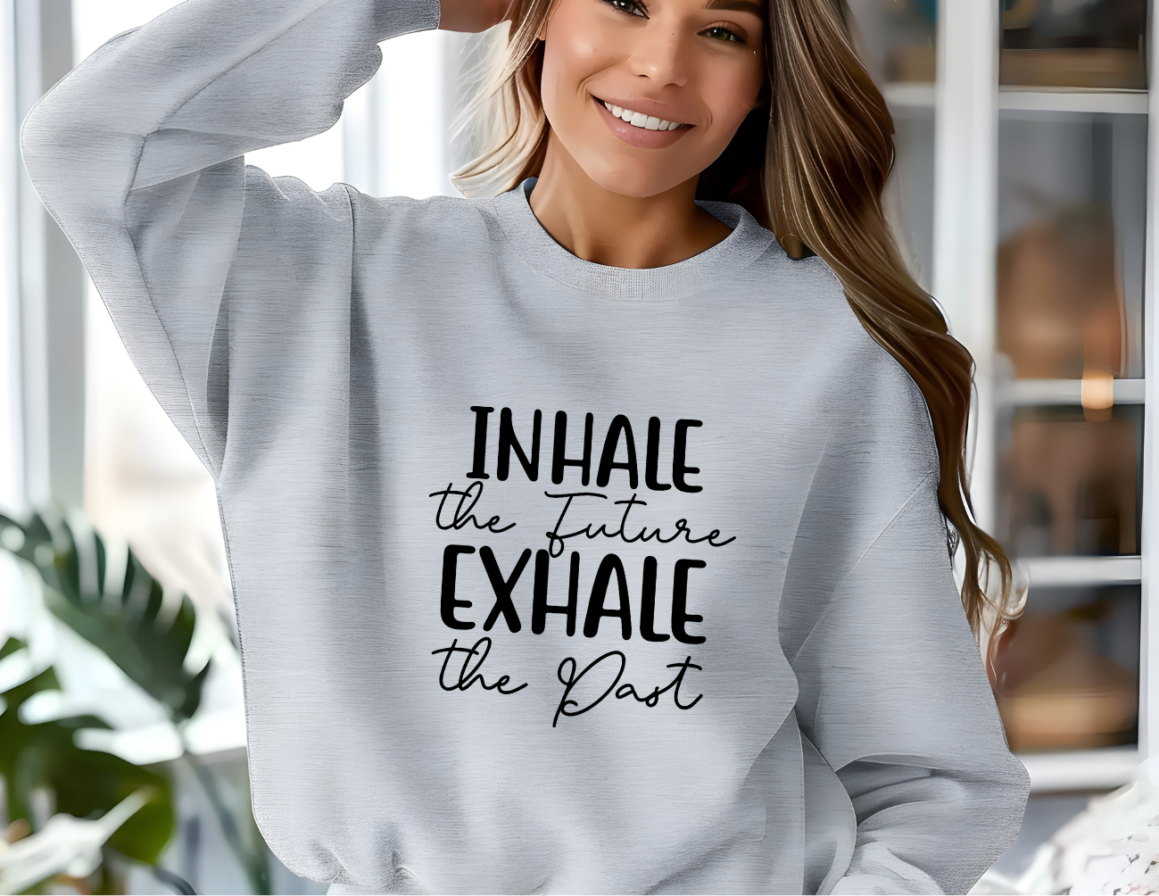 Inhale the Future Crew Sweater