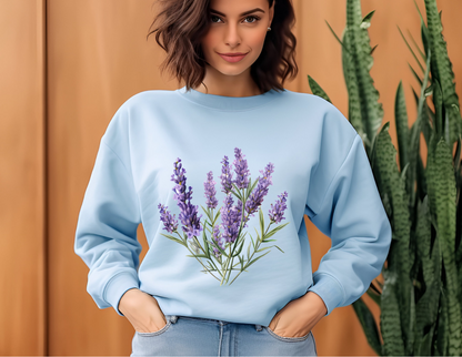 Lavender Crew Sweater