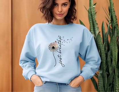 Just Breathe Crew Sweater