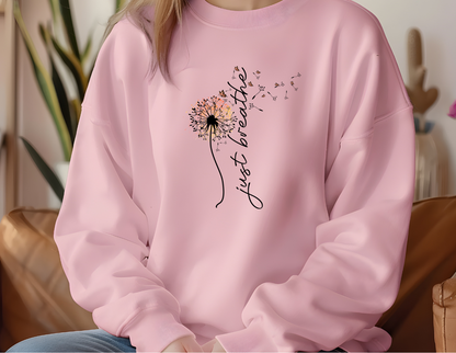 Just Breathe Crew Sweater