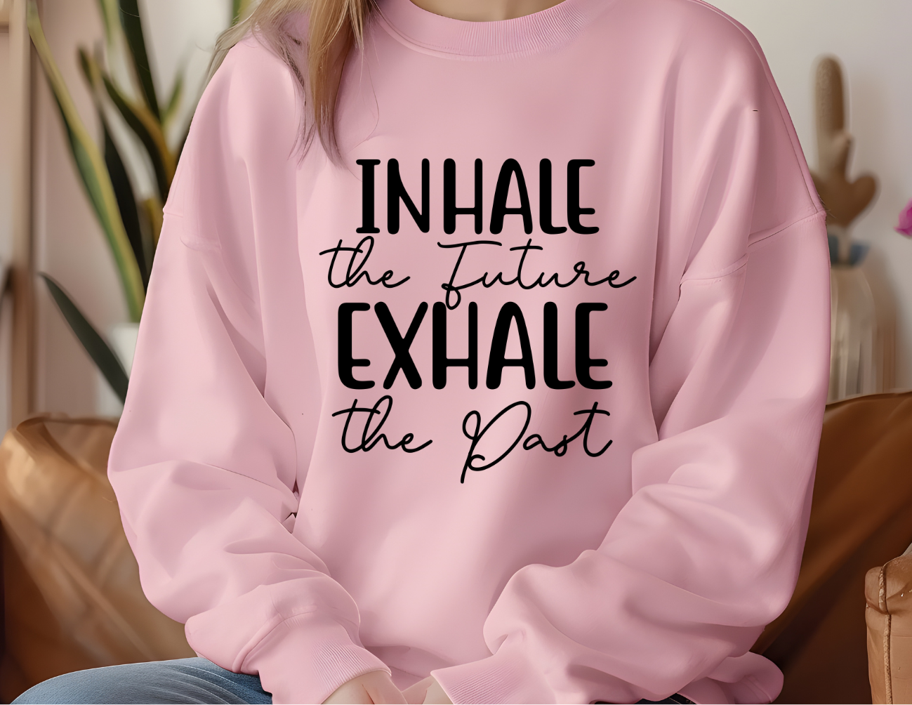 Inhale the Future Crew Sweater