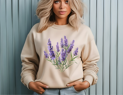 Lavender Crew Sweater