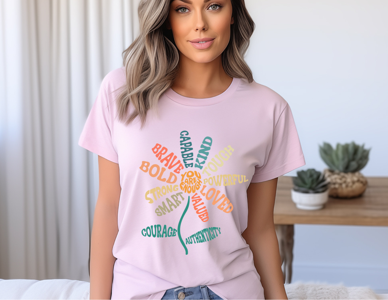 Bloom with Positivity T-Shirt