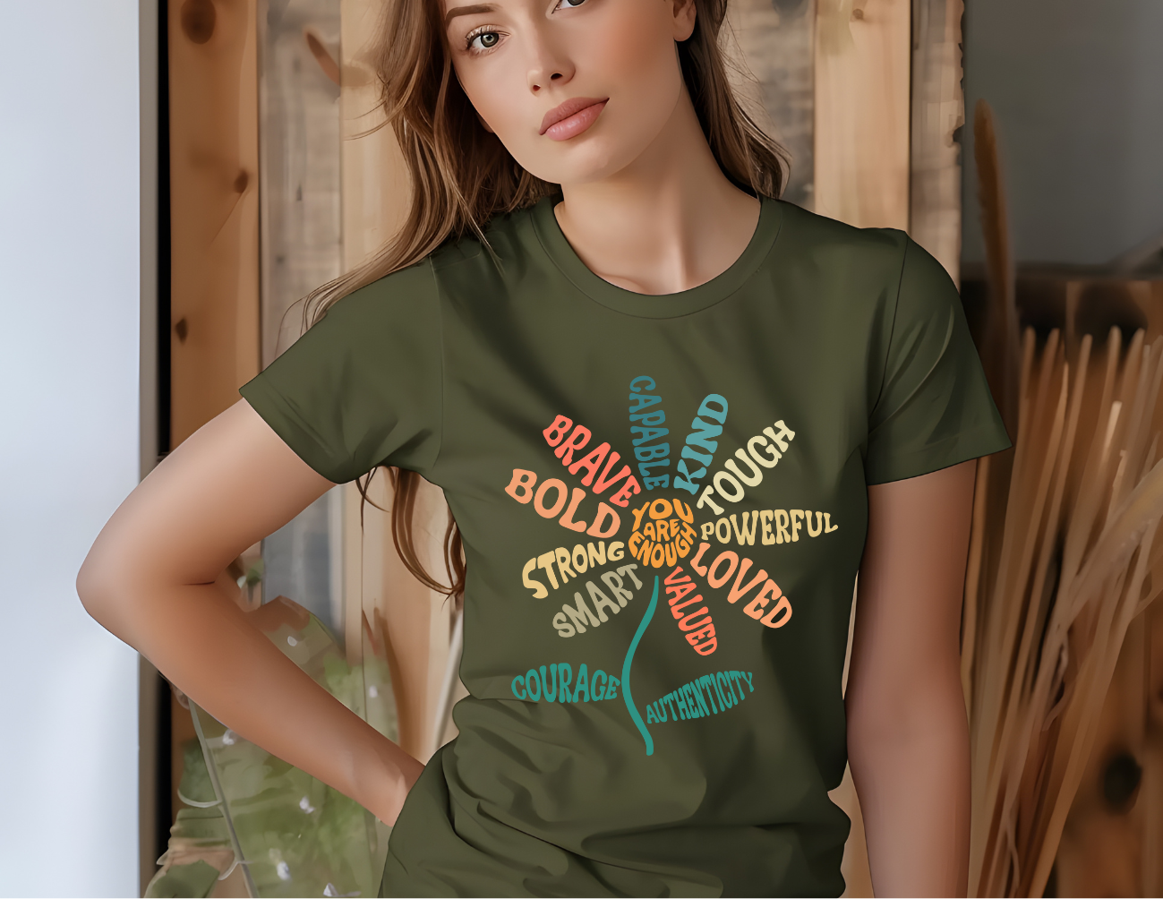 Bloom with Positivity T-Shirt