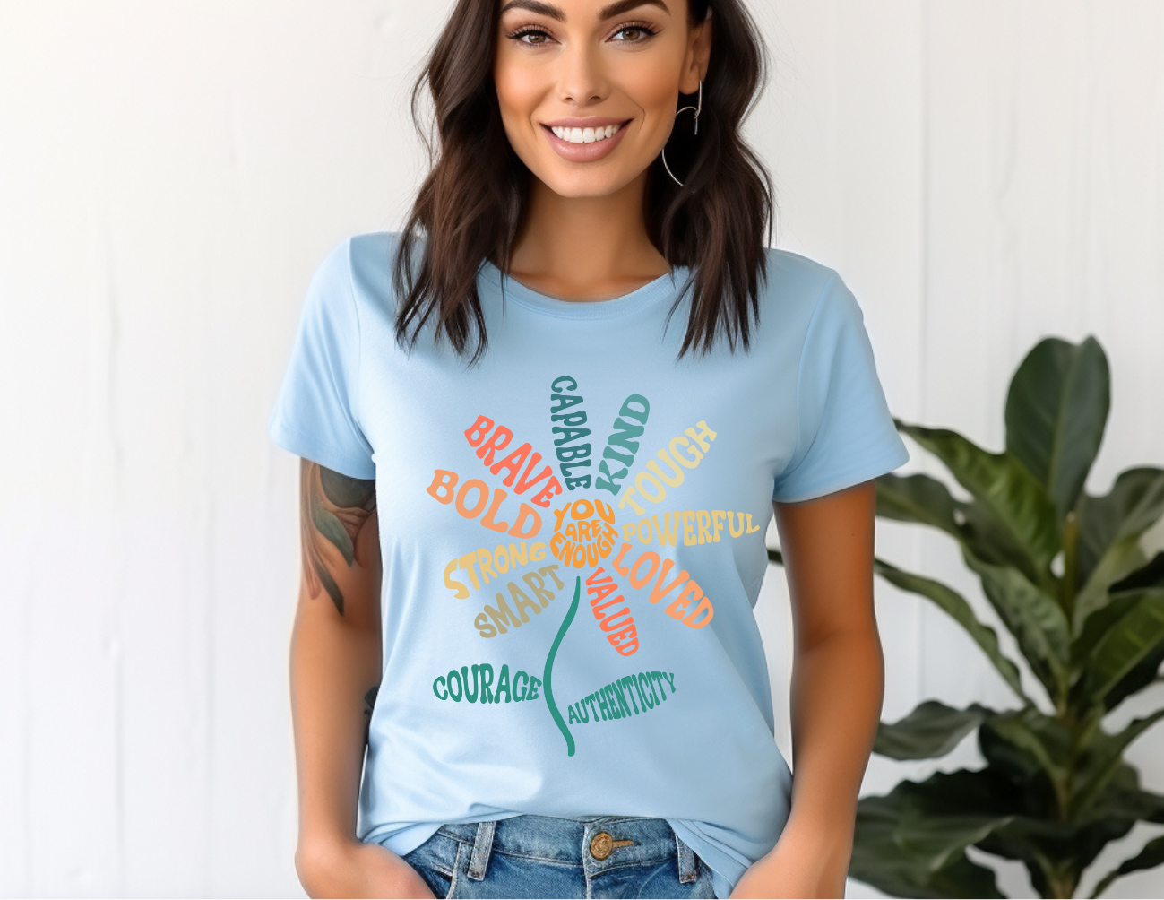 Bloom with Positivity T-Shirt