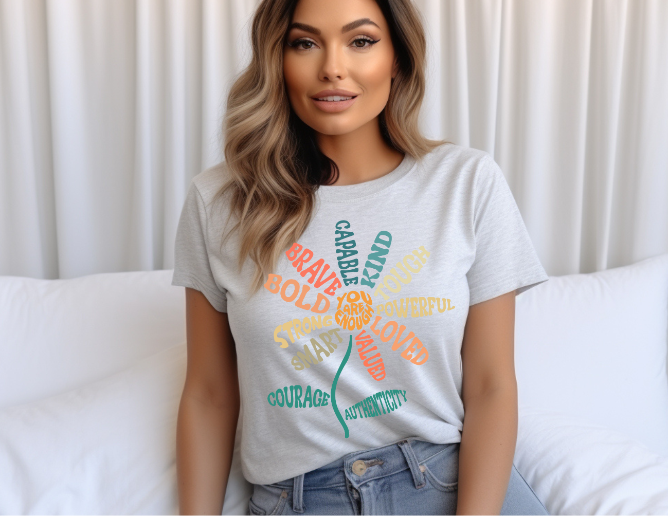 Bloom with Positivity T-Shirt