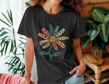 Bloom with Positivity T-Shirt