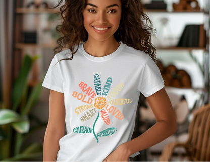 Bloom with Positivity T-Shirt